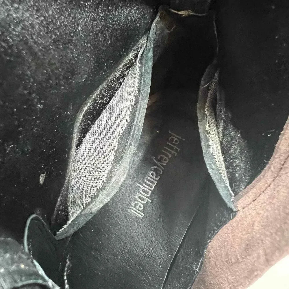 Jeffrey Campbell Brown Suede Ankle‎ Boots Size 8.5
